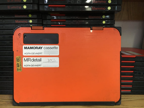 AGFA 18cm x 24cm Mamoray Cassette, MR Detail Screen (AGFA-GEVAERT)