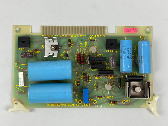 GE Power Supply Board PN 46-178332 G1A