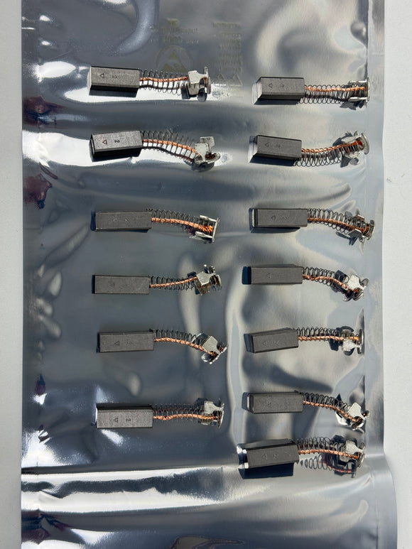 Set of 13 Carbon Brushes for CT Applications