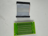 GE DMR+ Mammo Test Circuit Board P/N 45561829 & Ribbon Cable P/N 45560707