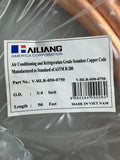 V-HLR-050-0750 - 3/4" X 50' A/C & Refrigeration Grade Seamless Copper Coil