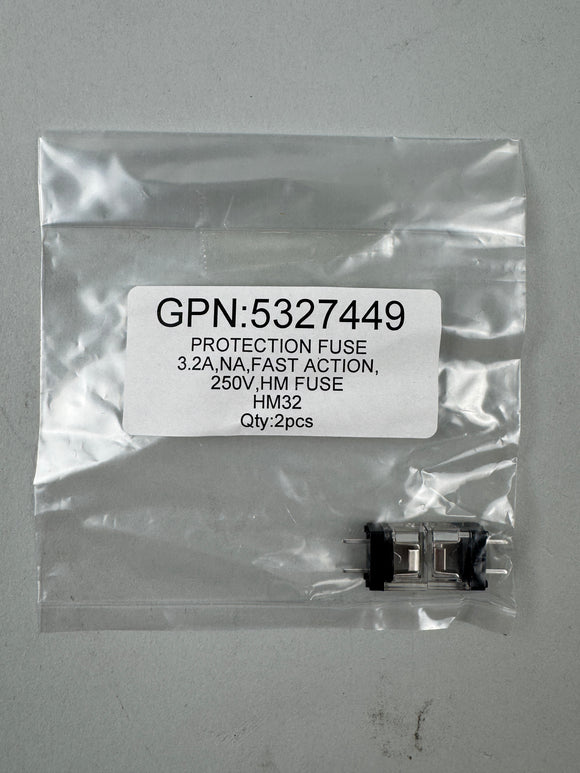GE FAST ACTING PROTECTION FUSE, 3.2 A, 250 VAC, P/N 5327449