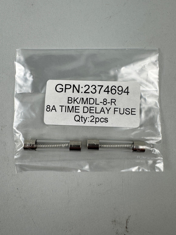 GE 8A TIME DELAY FUSES P/N 2374694