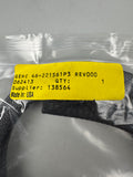 Black Vinyl Trim w/ Segmented Metalcore P/N 46-221561P3