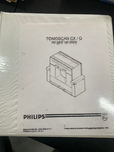 PHILIPS TOMOSCAN CX / Q MANUAL