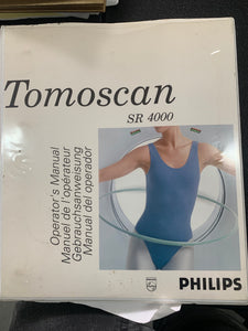 PHILIPS TOMOSCAN SR 4000 OPERATOR'S MANUAL