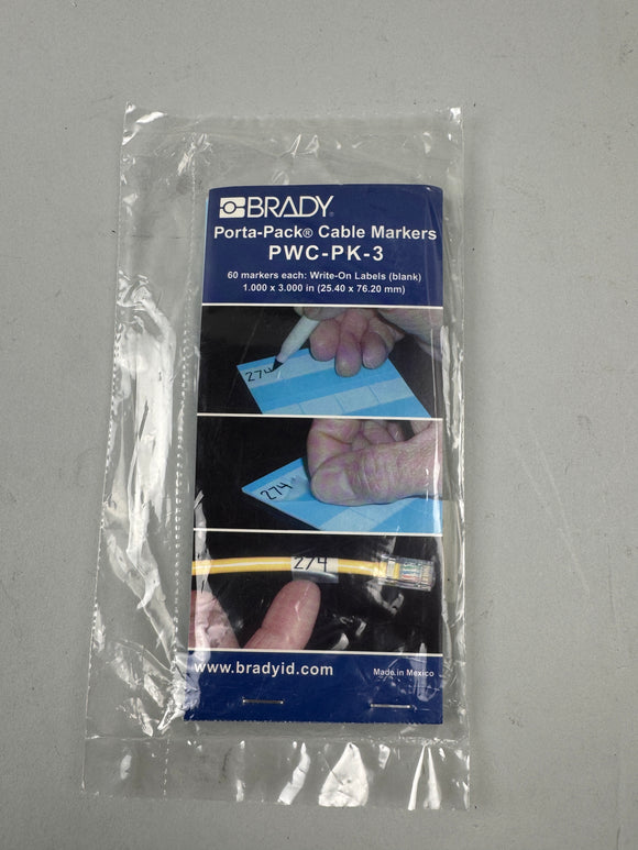 Write on Label for Marking Cables White Adhesive Backed