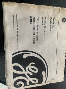 GE CT HISPEED SYSTEM 46-018316 / REV 29