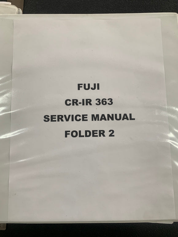 FUJI CR-IR 363 SERVICE MANUAL, 2 OF 2