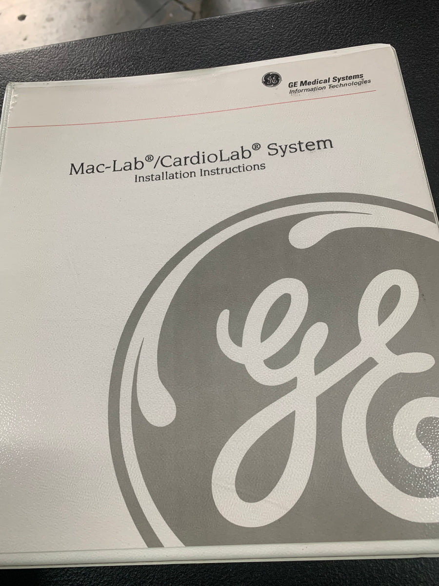 GE INSTALLATION INSTRUCTIONS FOR MAC-LAB CARDIOLAB SYSTEM – Puma Export ...