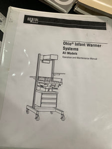 OHMEDA OHIO INFANT WARMER OPERATION AND MANTENANCE MANUAL