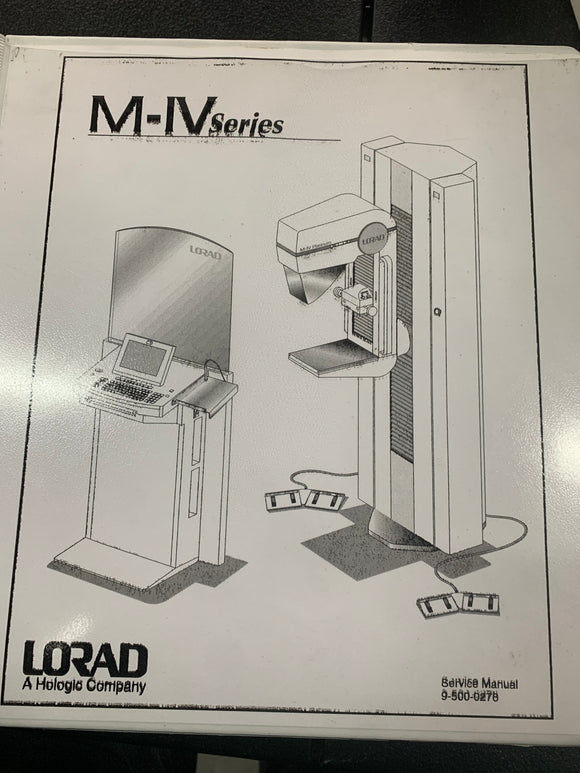 LORAD M-IV SERVICE MANUAL, 9-500-0276