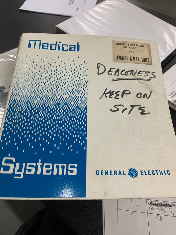 GE AMX-II SERVICE MANUAL