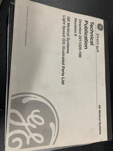 GE LIGHTSPEED QXI ILLUSTRATED PARTS LIST