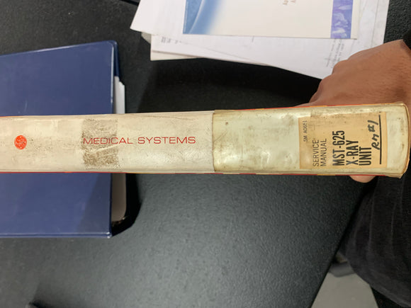 GE MST-625 XRAY SERVICE MANUAL
