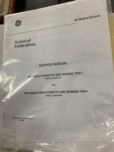 GE SENSING TRAY SERVICE MANUAL, 46-262555P3, 46-262555P4