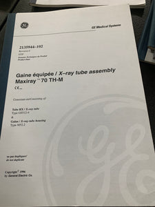 GE X-RAY TUBE ASSEMBLY 2135944-102
