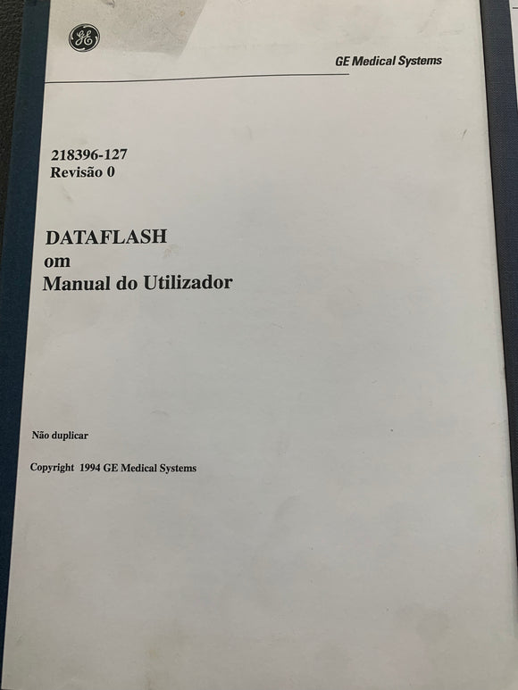 GE DATAFLASH USER MANUAL