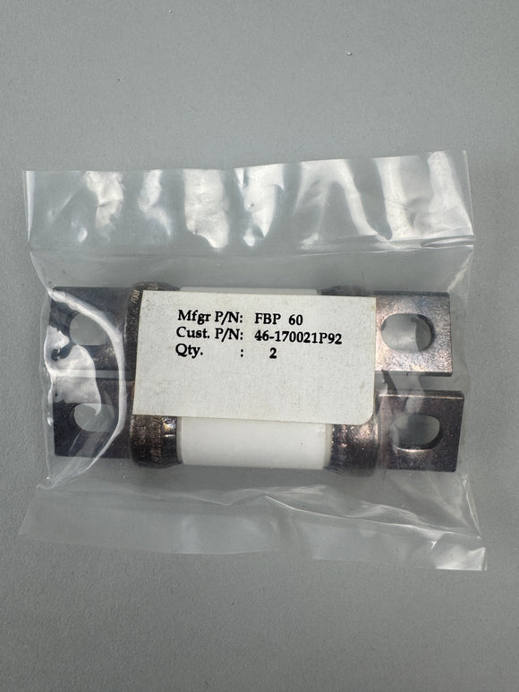 GE CT FBP-60 AMERICAN SEMICONDUCTOR FUSES FBP SERIES