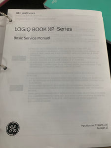 GE LOGIQBOOK XP BASIC SERVICE MANUAL