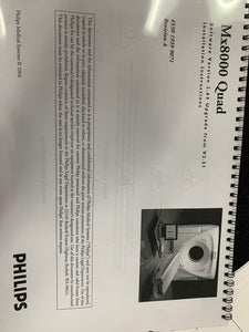 MX 8000 QUAD SOFTWARE INSTALLATION INSTRUCTIONS, 4550 1939 9071