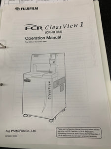 FUJI FCR CLEARVIEW1 OPERATION MANUAL DOC. 897N0526