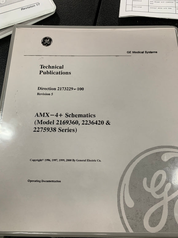GE AMX-4+ SCHEMATICS FOR VARIOUS SYSTEMS