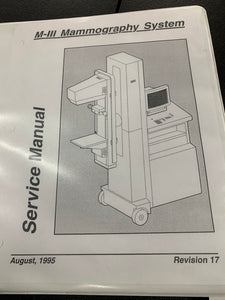 M-III MAMMOGRAPHY SYSTEM SERVICE MANUAL