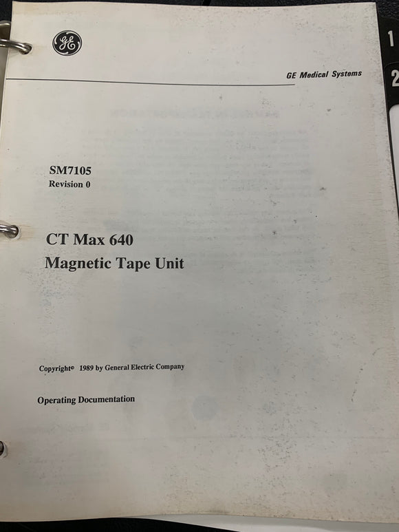 GE CT MAX 640 SM7105