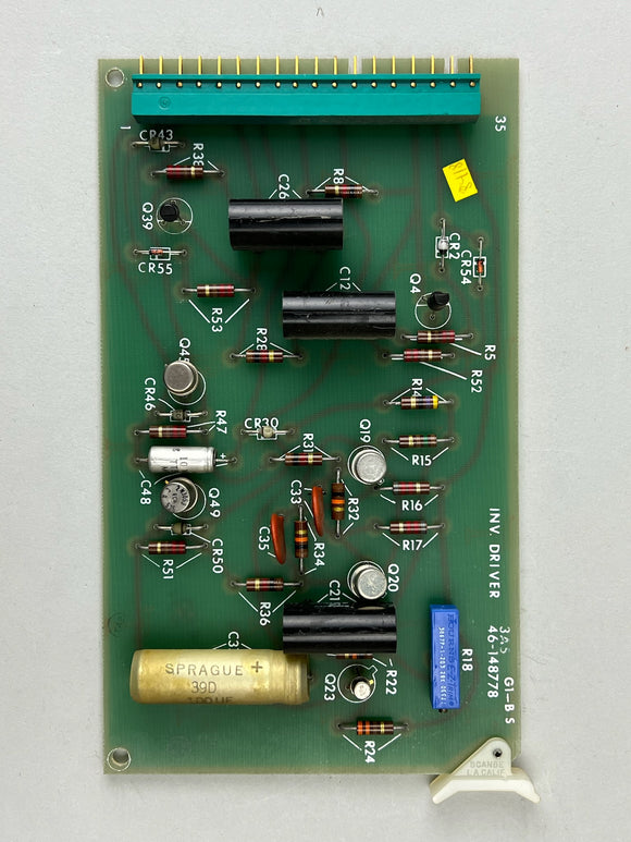 46-148778 Inv Driver Board for GE AMX III