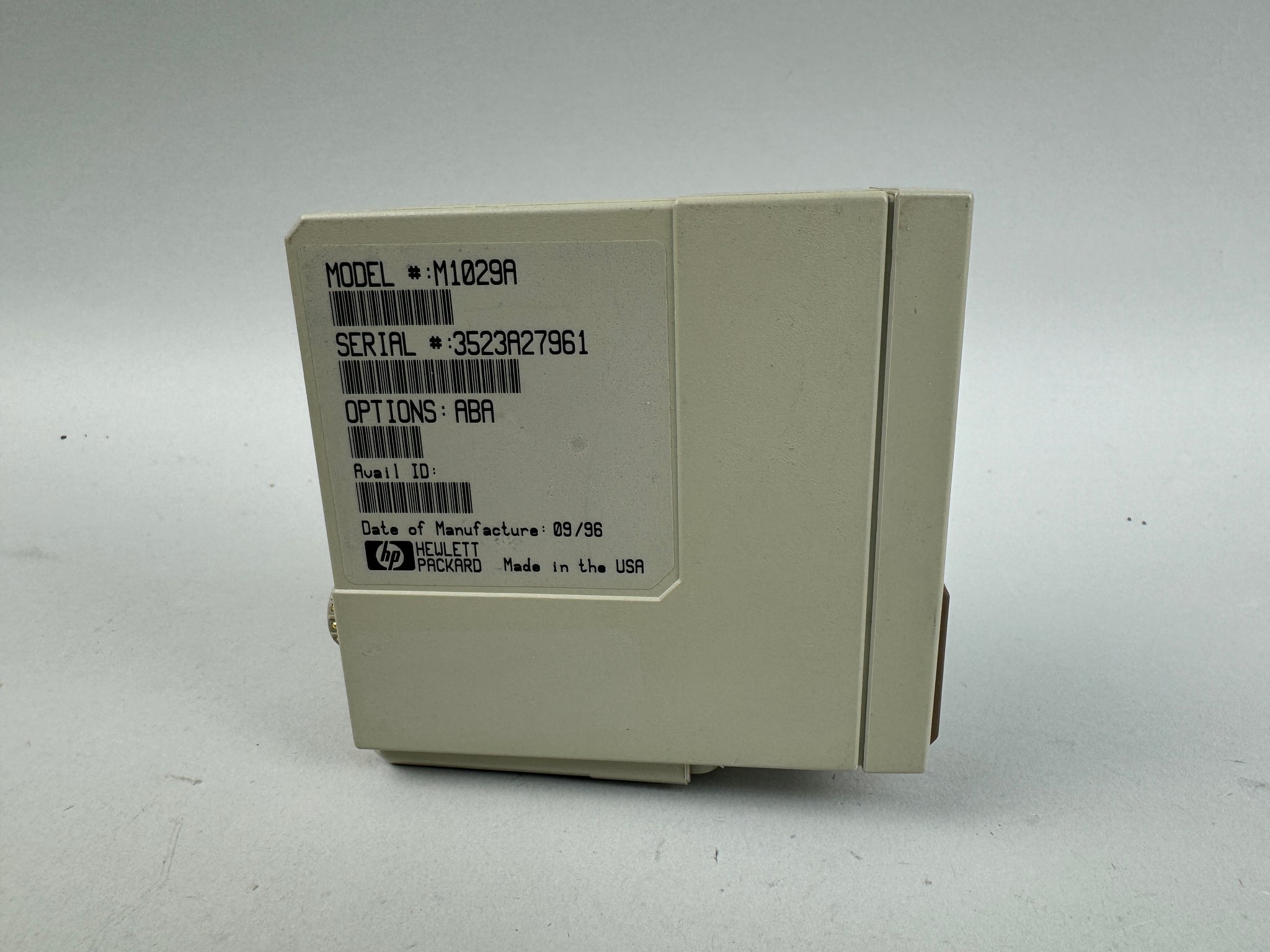 M1029a Sensor Hewlett Packard M1029A TEMP Patient Monitor Temperature Module ABA ...