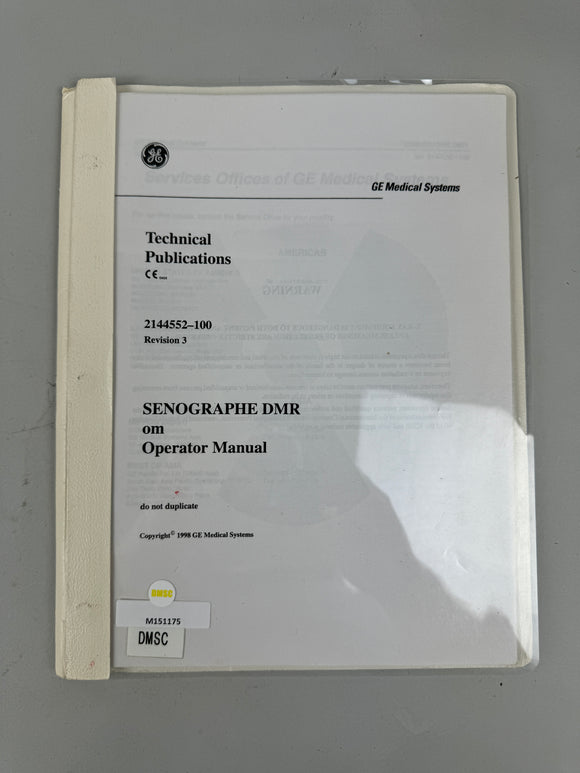 GE MEDICAL SYSTEMS 2552-100144
