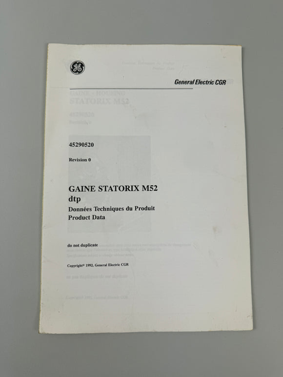 GE CGR 45290520 REV 0