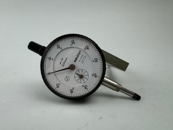Mitutoyo 2046F Dial Indicator Model 0.01mm Lug Back