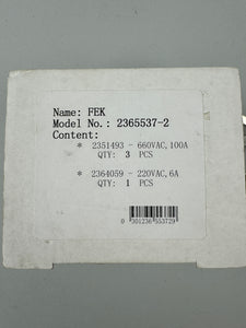 SET OF TWO PROTISTOR FUSES FOR GE CT P/N 2351493