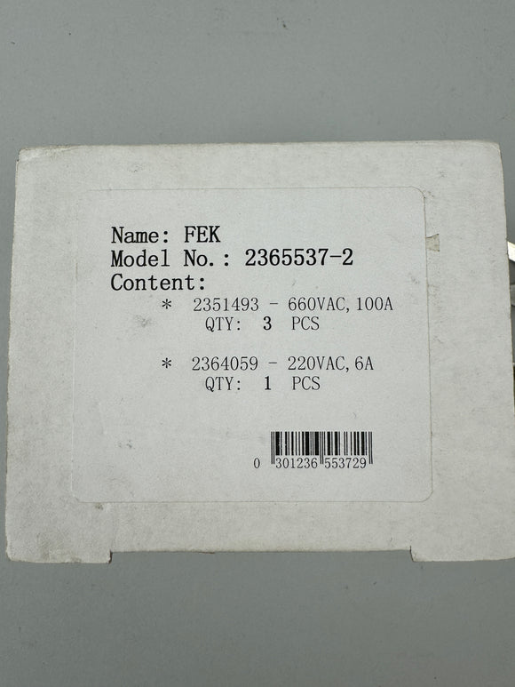 SET OF TWO PROTISTOR FUSES FOR GE CT P/N 2351493