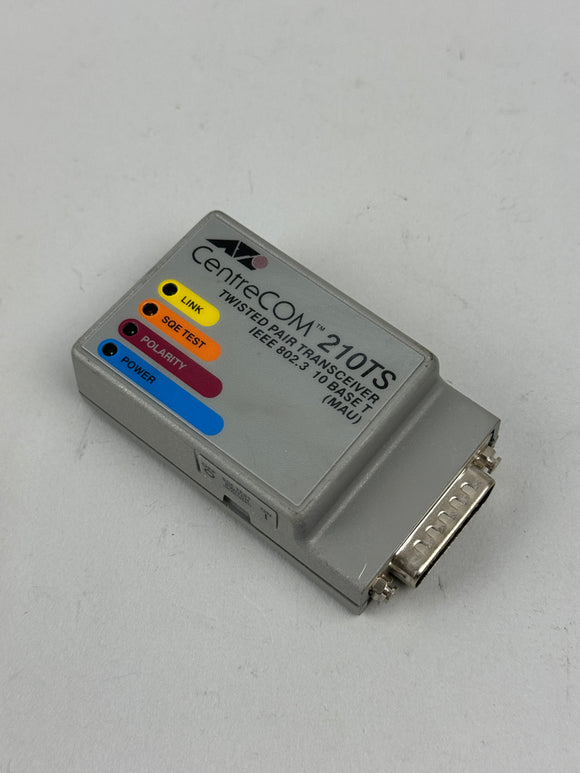 Allied Telesyn Centrecom 210TS Twisted Pair Micro Transceiver AT-210TS