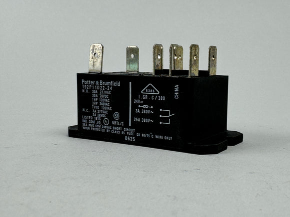 Potter & Brumfield T92P11D22-24 Power Relay 24V DC 1302A