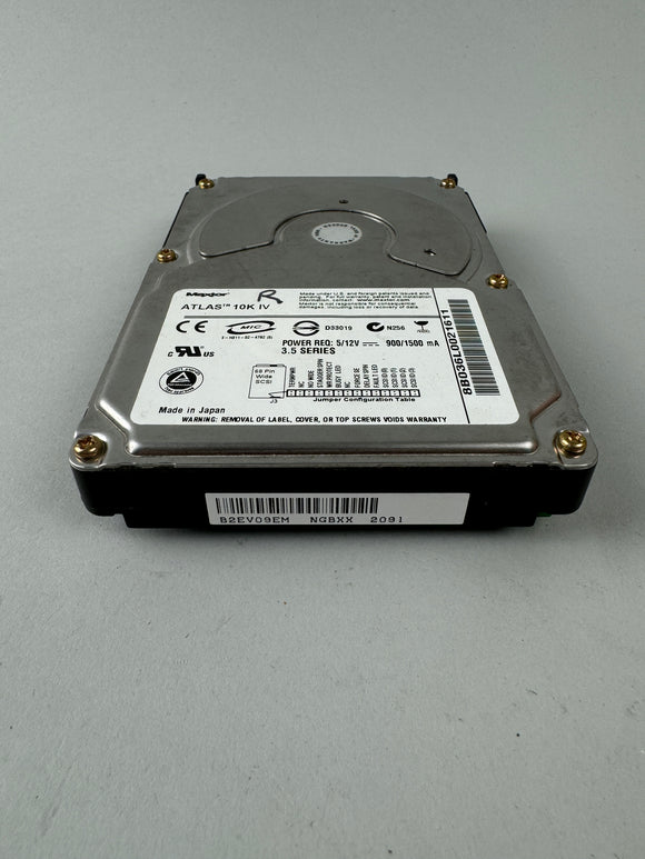 E-H011-02-4782 Maxtor 36GB 10000RPM SCSI 320MB/s 3.5