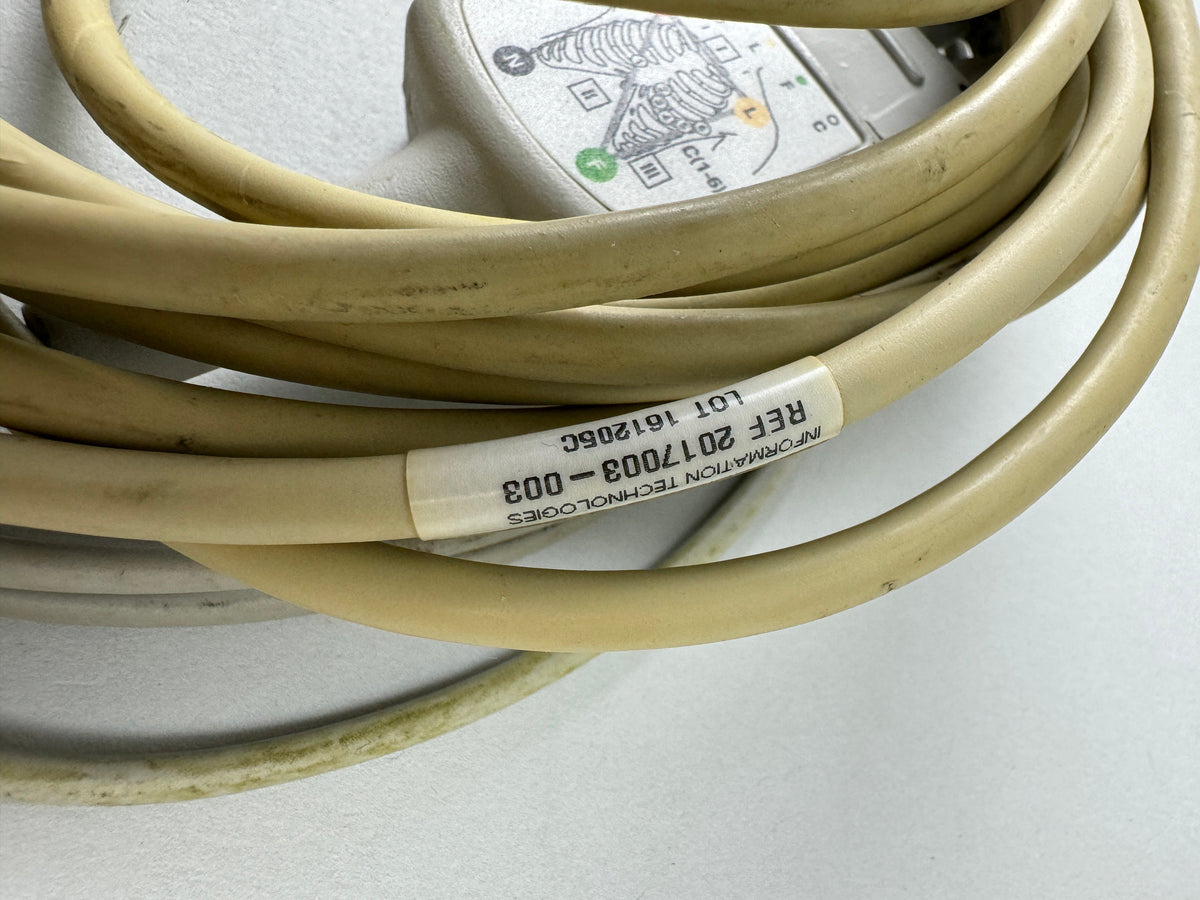 GE 2017003-001 ECG Trunk Cable with 5 leads – Puma Export, Inc.