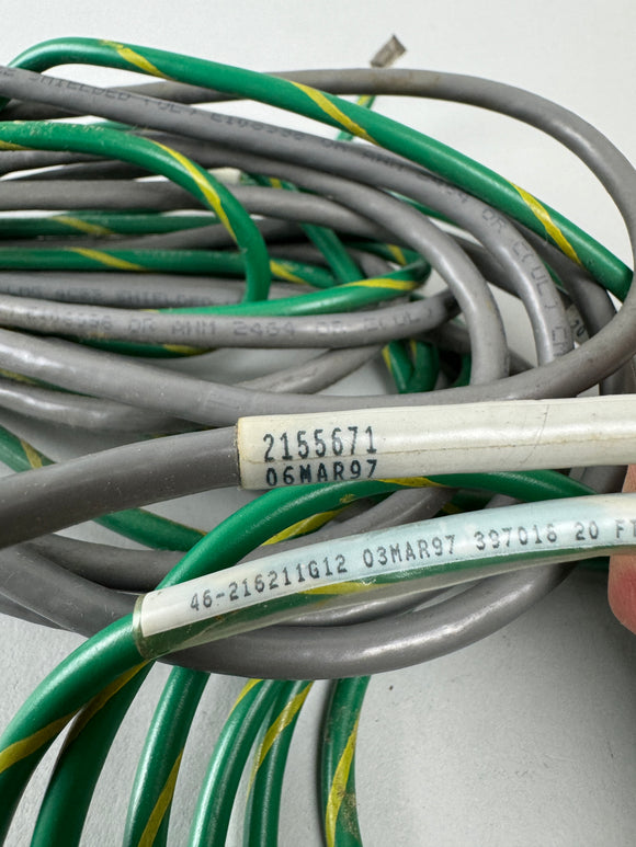 GE DMR 90 Degree Db9(M) to Db9(F) Emc 20~ Cable P/N 2155671