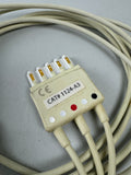 Criticare 1124-A3, 3 Lead Snap Wire for ECG
