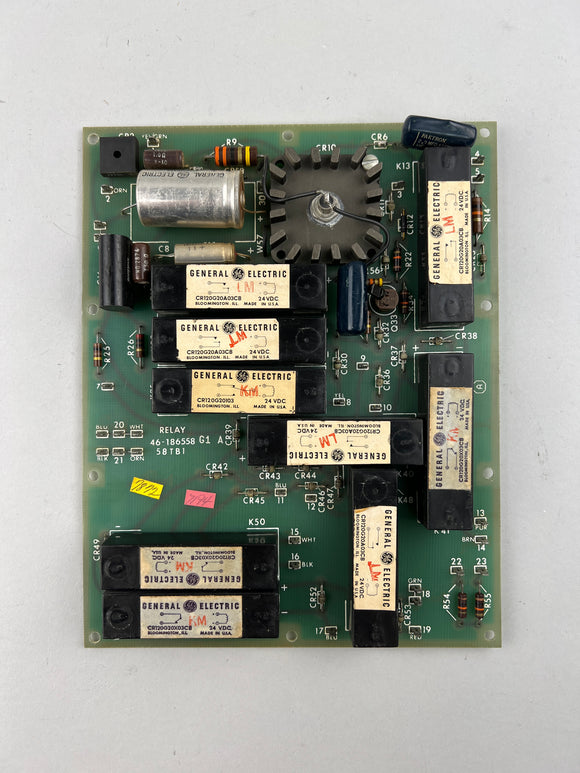 GE RELAY BOARD 46-186558 G1A