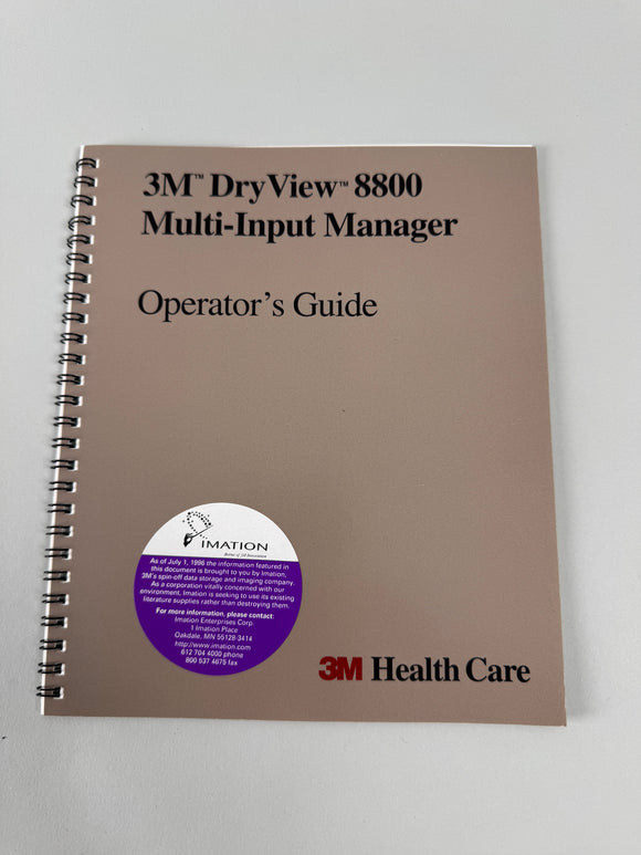 3M HEALTH CARE P/N 78-6970-6535-3 REV B