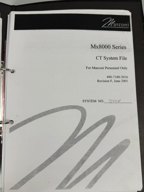 MARCONI P/N 490-7180-3016 REV F