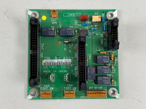 GE P/N 2210921-2 Table Board for HiSpeed CT