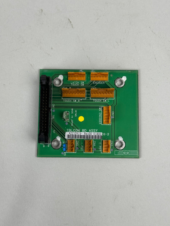 GE P/N 2210919 Table Connector Board Assembly