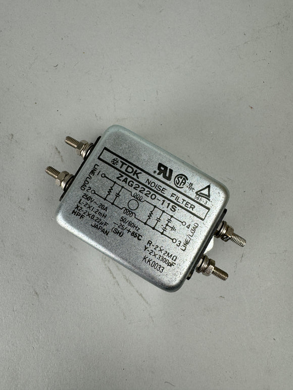 TDK ZAG2220-11S Noise Filter 250V~20A 50/60Hz