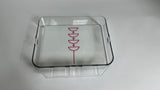 3-535-0068 18cm x 24cm Acrylic Only Compression Paddle for Lorad Mammography