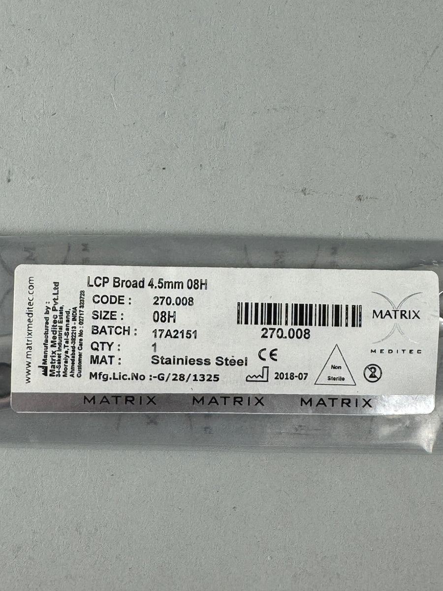 LCP BROAD 4.5MM 08H – Puma Export, Inc.